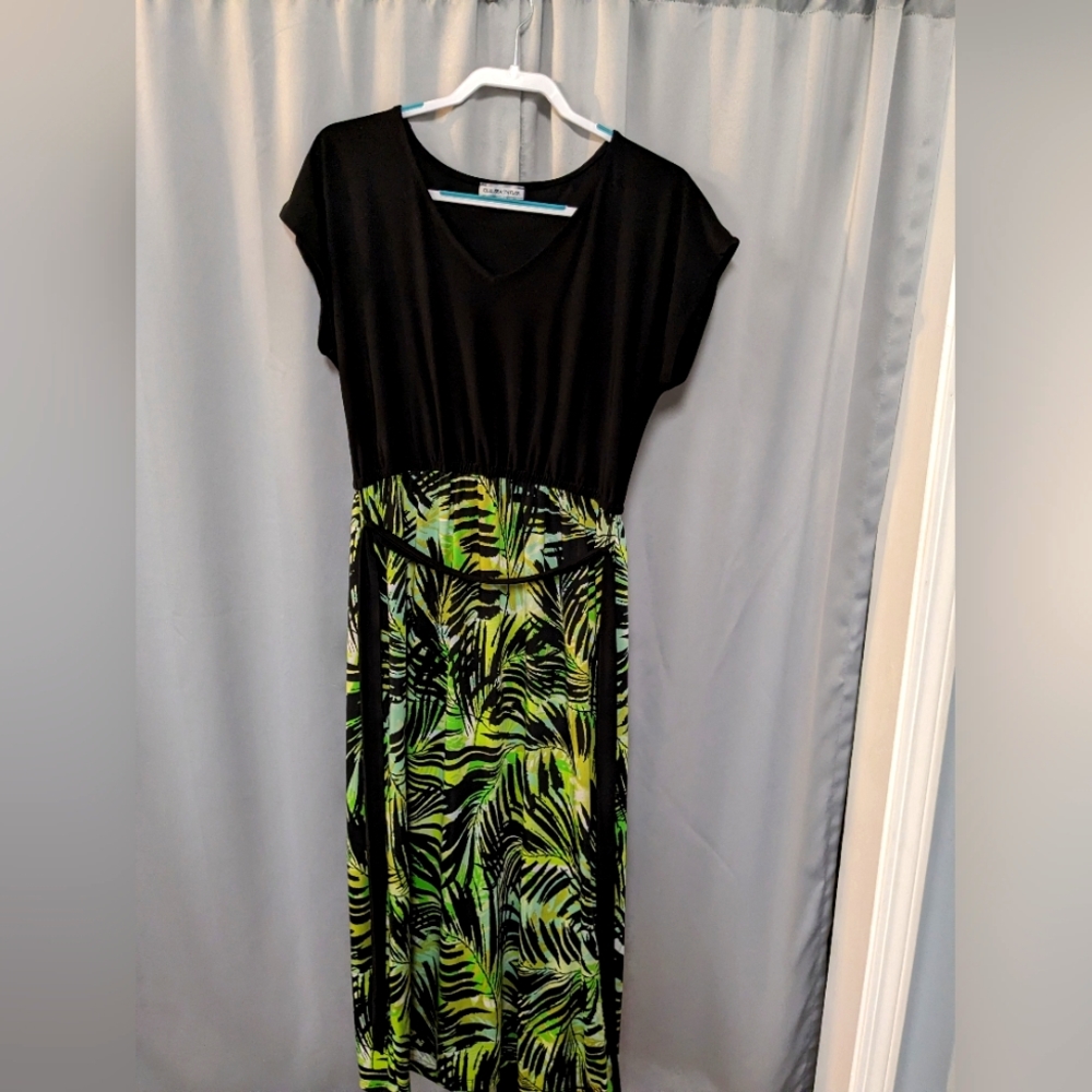 Chelsea Taylor Black&Patterned Dress